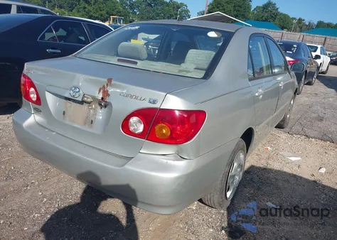 2003 Toyota Corolla Le из США, поврежденный, VIN 1NXBR32E23Z087224